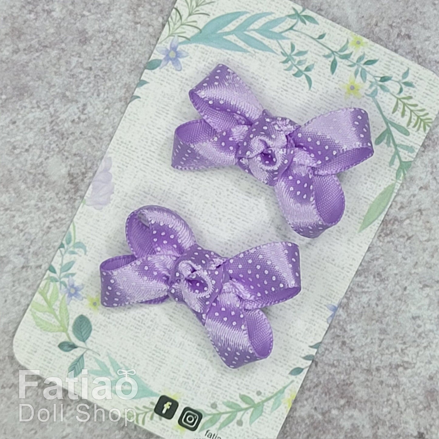 Dolls BJD Ribbon Hair Clip - Fatiao handmade
