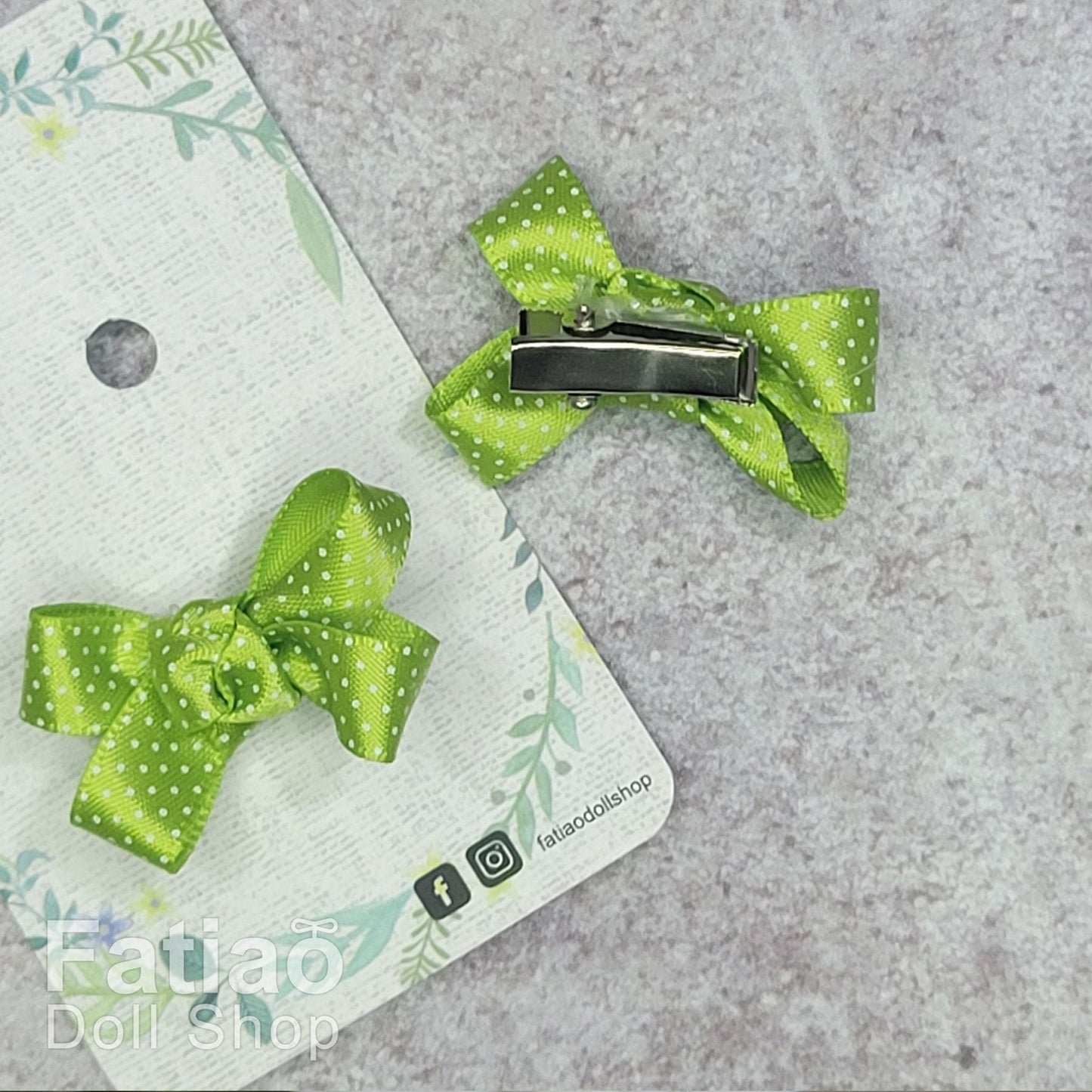 Dolls BJD Ribbon Hair Clip - Fatiao handmade