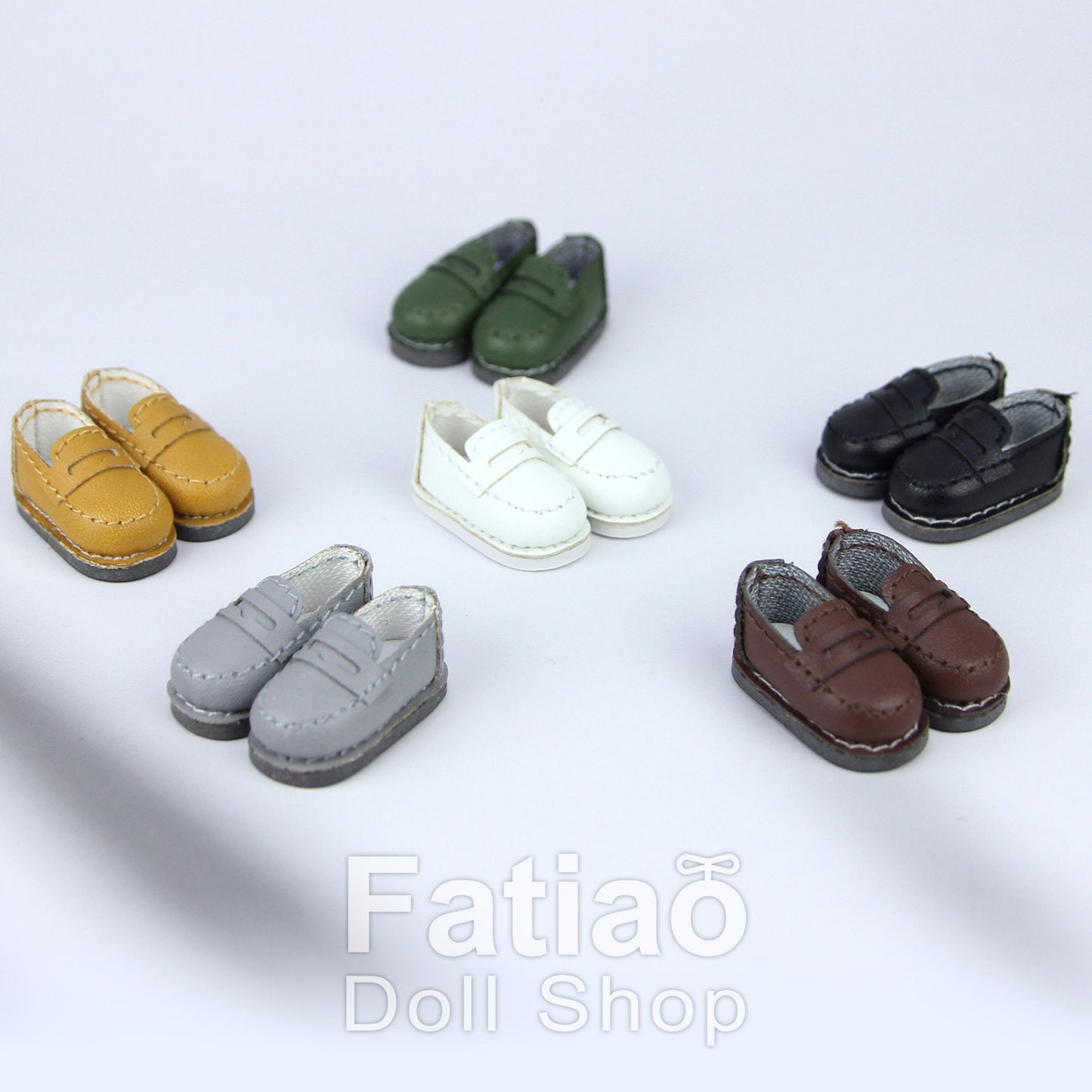 Fatiao - New OB11 Obitsu 11 Cu-poche 1/12 BJD Nendoroid GSC doll Loafers shoes