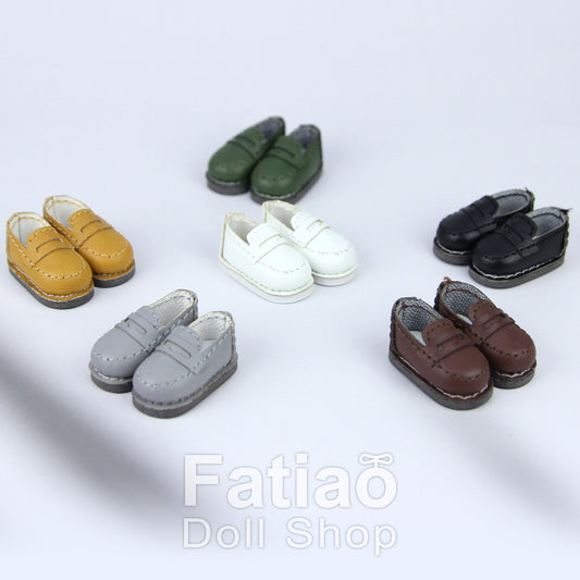 Fatiao - New OB11 Obitsu 11 Cu-poche 1/12 BJD Nendoroid GSC doll Loafers shoes