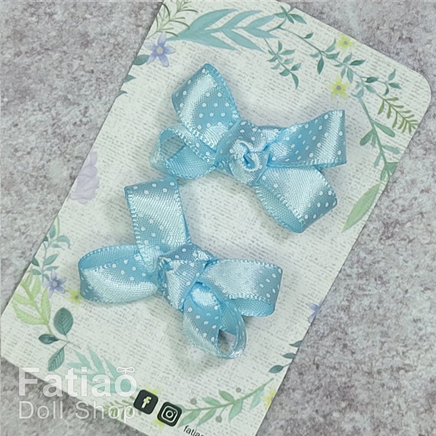 Dolls BJD Ribbon Hair Clip - Fatiao handmade