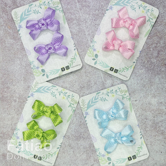 Dolls BJD Ribbon Hair Clip - Fatiao handmade