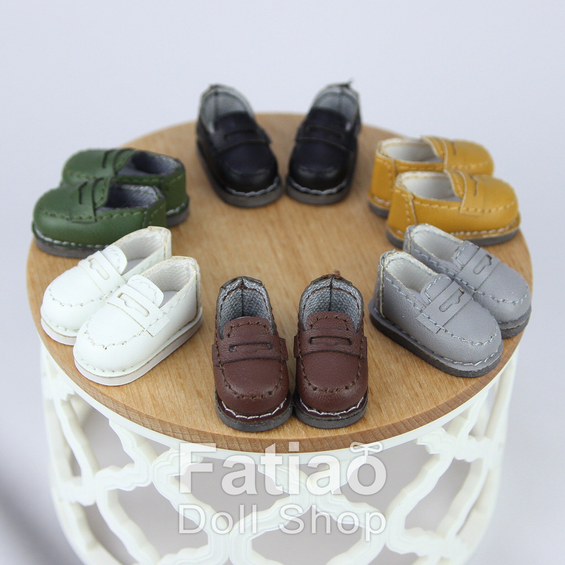 Fatiao - New OB11 Obitsu 11 Cu-poche 1/12 BJD Nendoroid GSC doll Loafers shoes