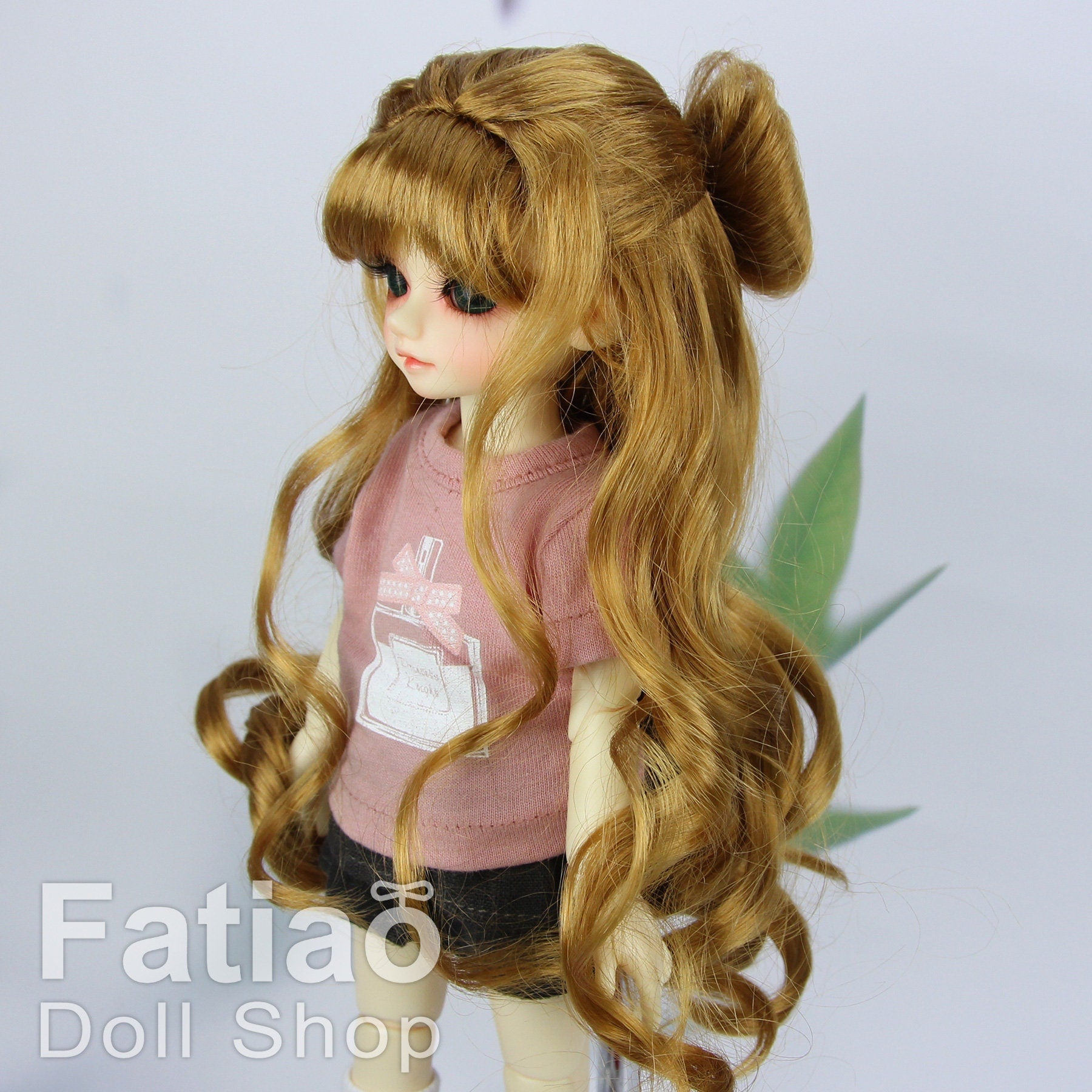 Fatiao - New Dollfie Yo-SD 1/6 BJD - Dolls Wig 6-7 inch - Tawny