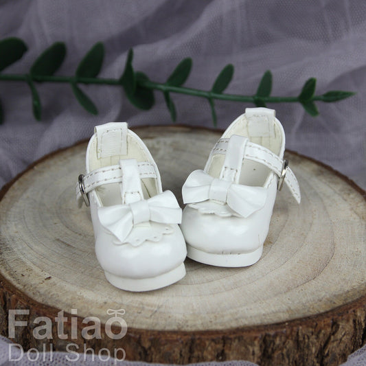 Fatiao - New Dollfie Yo-SD 1/6 BJD Doll High Heeled Shoes - White (Size 4.5cm)
