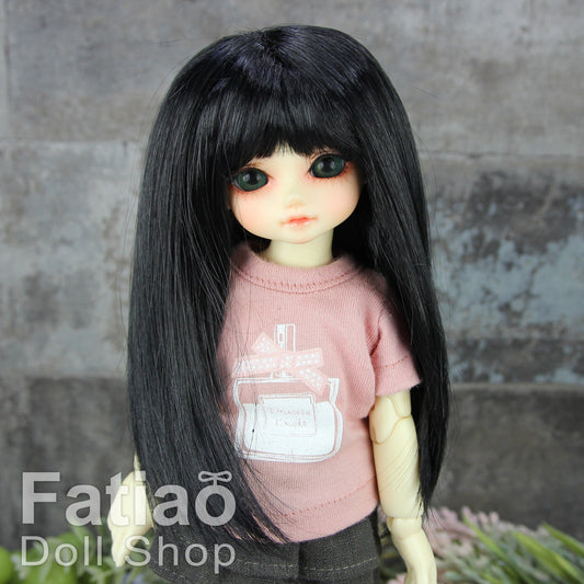 Fatiao - New Dollfie Yo-SD 1/6 BJD - Dolls Wig 6-7 inch - Black