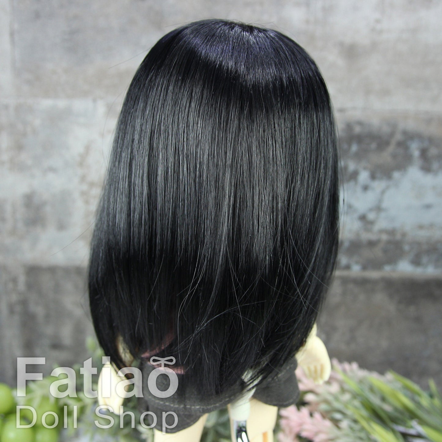 Fatiao - New Dollfie Yo-SD 1/6 BJD - Dolls Wig 6-7 inch - Black