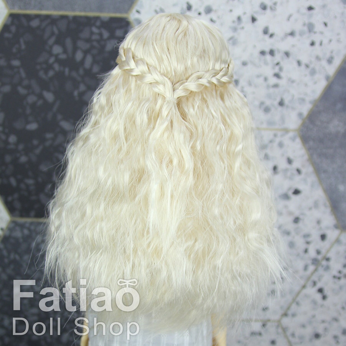 Fatiao - New Dollfie MSD Kaye Wiggs 1/4 BJD Size 7-8 inch - Blonde Dolls Wig