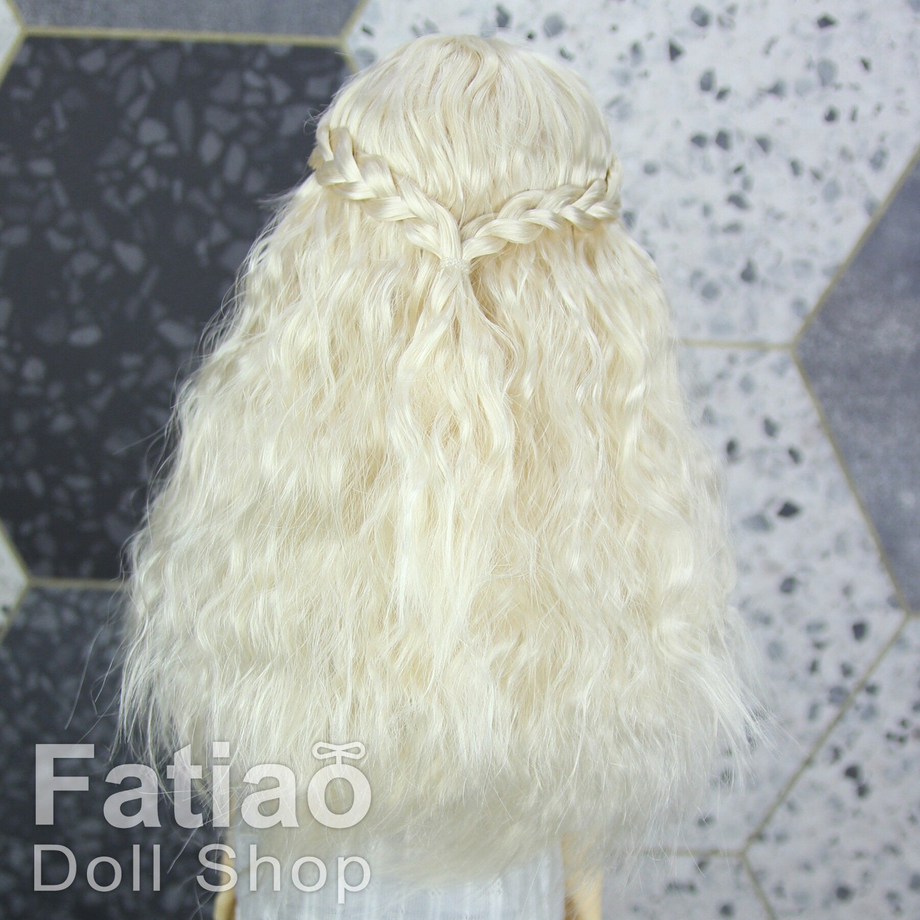 Fatiao - New Dollfie MSD Kaye Wiggs 1/4 BJD Size 7-8 inch - Blonde Dolls Wig