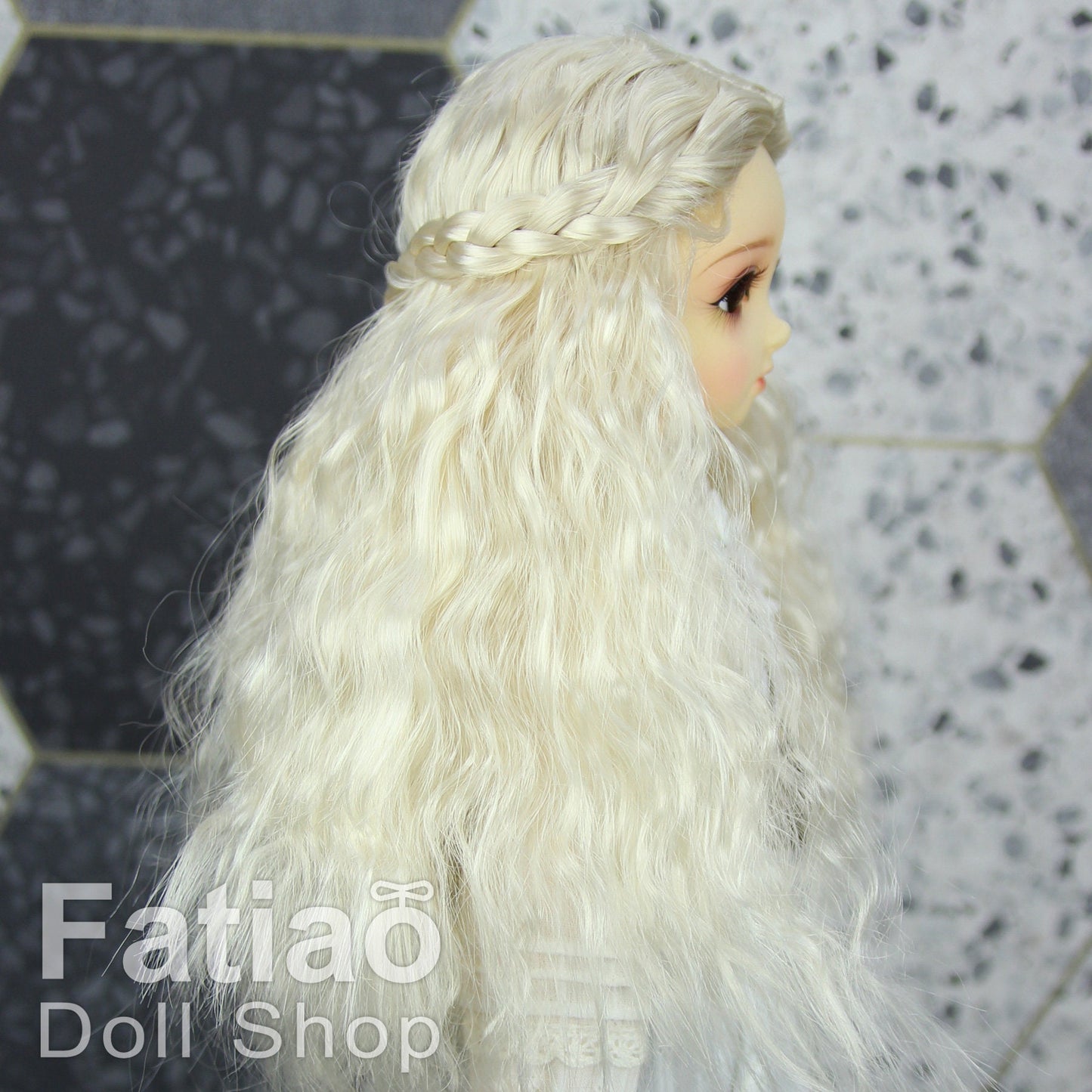 Fatiao - New Dollfie MSD Kaye Wiggs 1/4 BJD Size 7-8 inch - Blonde Dolls Wig