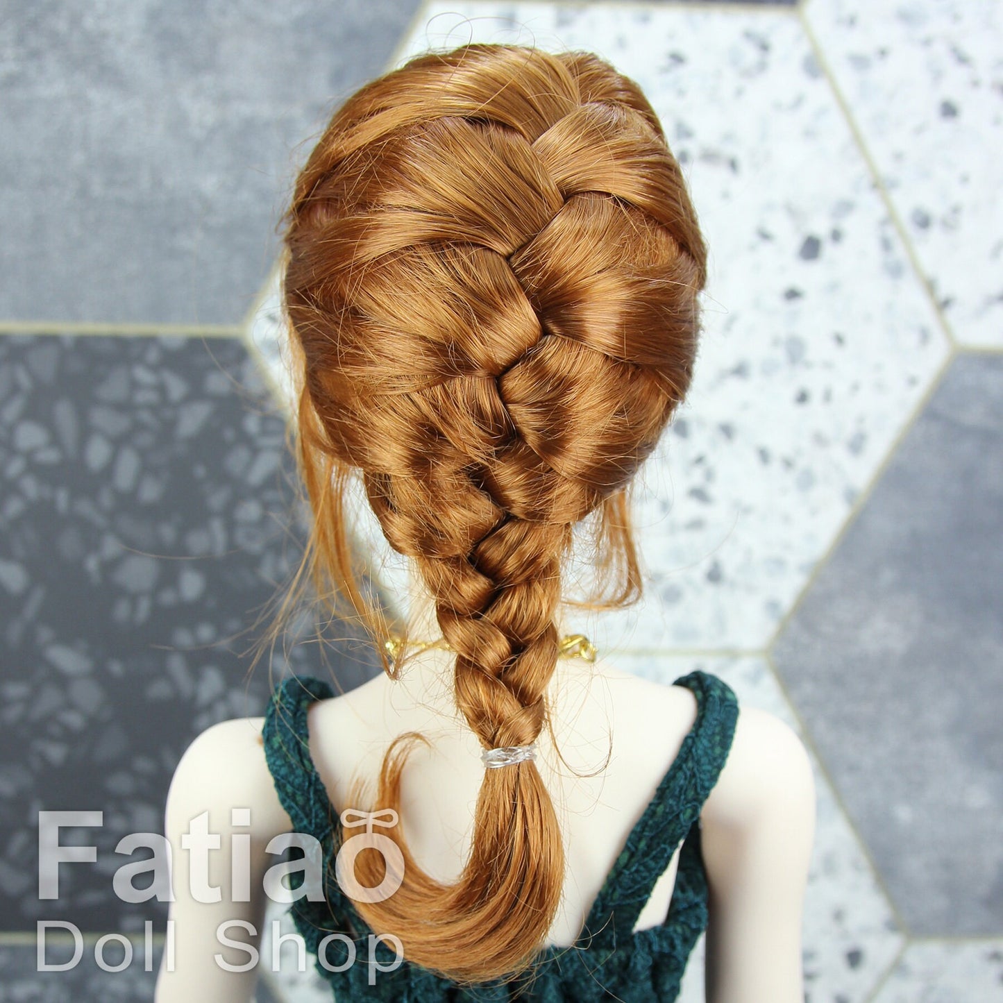 Fatiao - New Dollfie SD 1/3 BJD Dolls Wig size 8-9" - Caramel