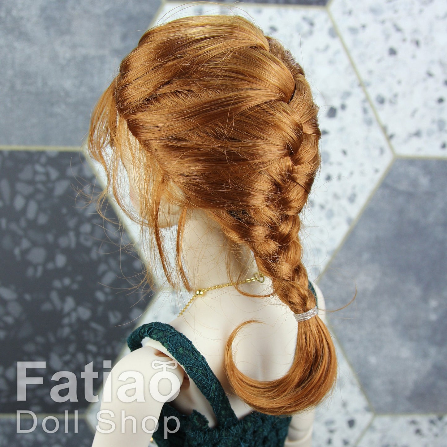 Fatiao - New Dollfie SD 1/3 BJD Dolls Wig size 8-9" - Caramel