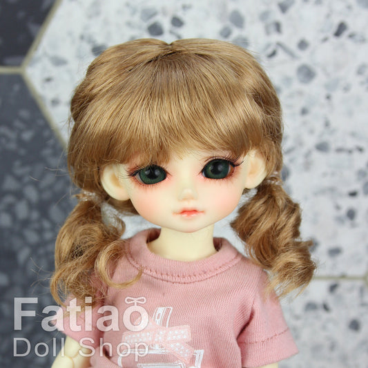 Fatiao - New Dollfie Yo-SD 1/6 BJD - Dolls Wig 6-7 inch - Ocher