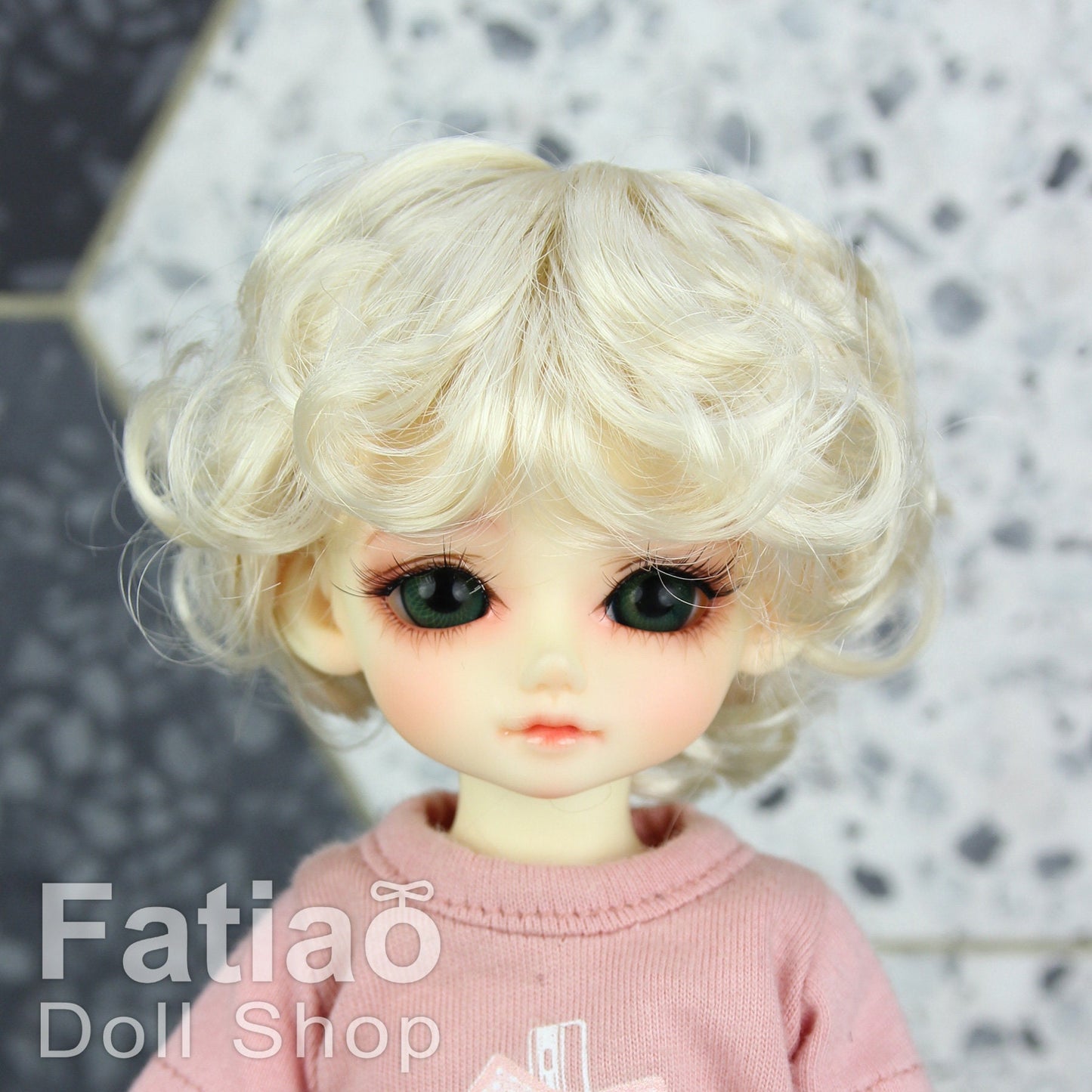 Fatiao - New Dolls Wig Dollfie Yo-SD 1/6 BJD 6-7" size Blonde