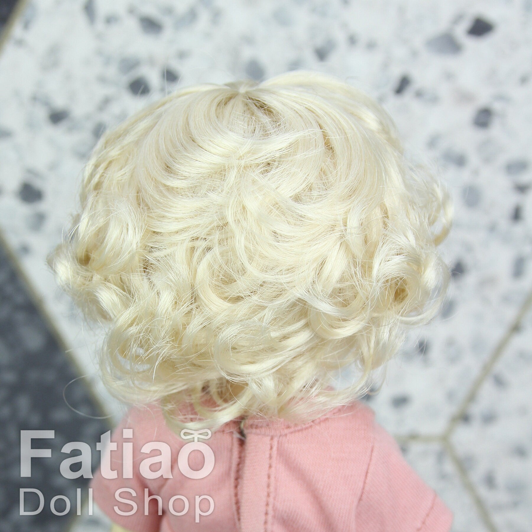 Fatiao - New Dolls Wig Dollfie Yo-SD 1/6 BJD 6-7" size Blonde