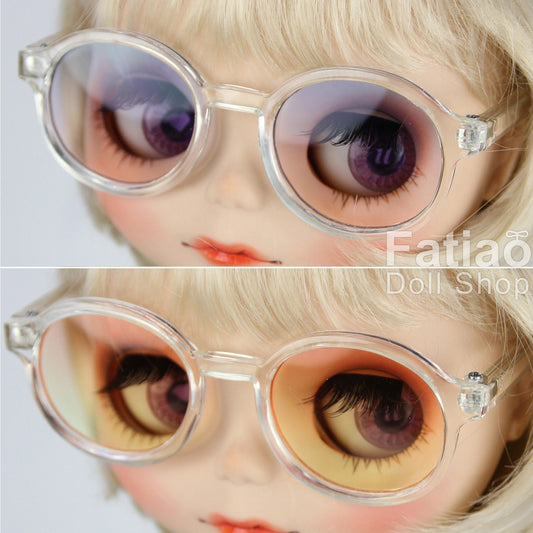 New fashion Full-Rim Dolls Plastic Glasses for Blythe