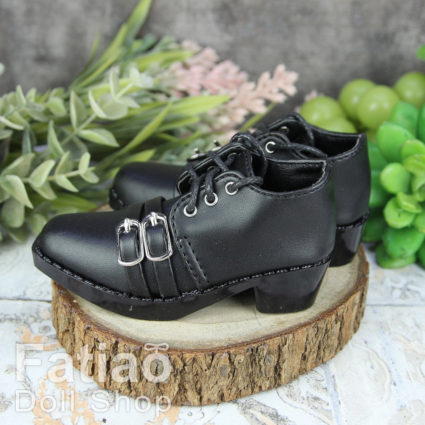 Fatiao - 13/17SD Uncle BJD Supper dollfie Dolls Oxford Shoes - Black