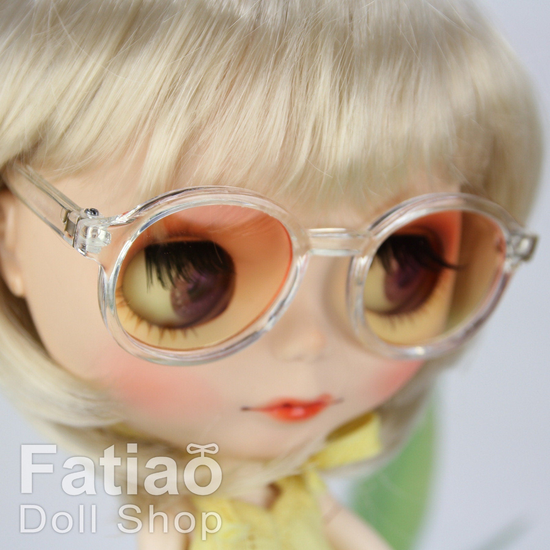 New fashion Full-Rim Dolls Plastic Glasses for Blythe