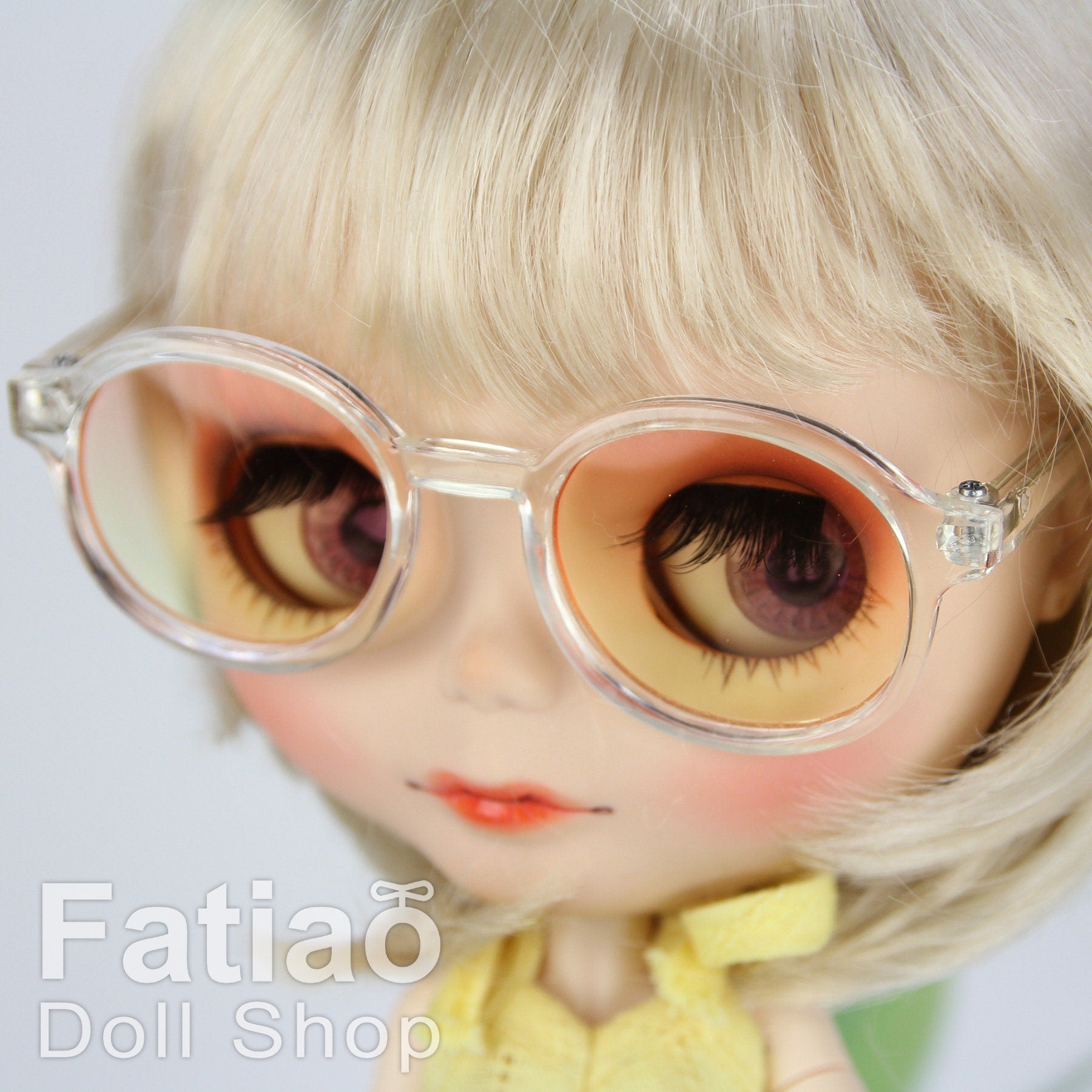 New fashion Full-Rim Dolls Plastic Glasses for Blythe