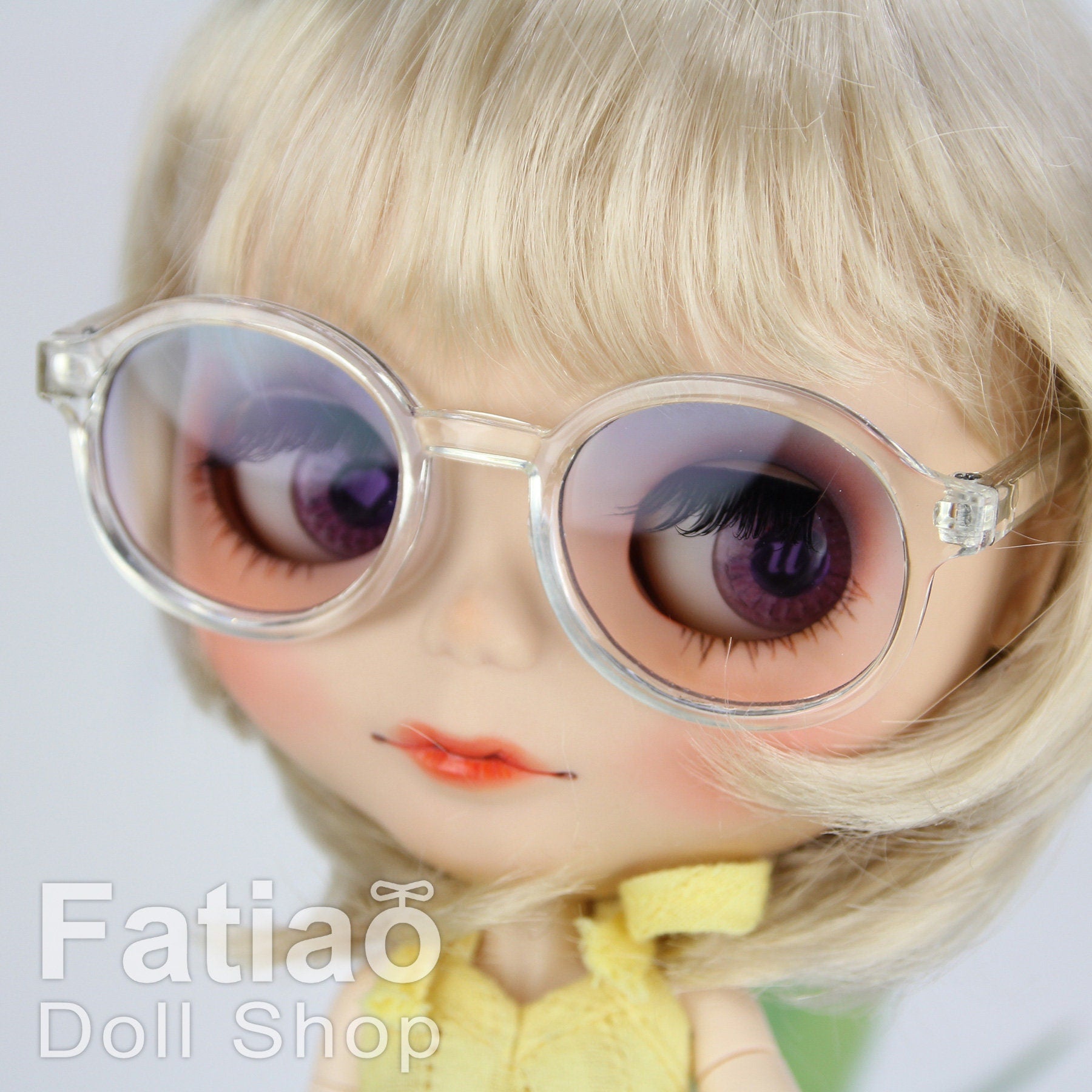 New fashion Full-Rim Dolls Plastic Glasses for Blythe