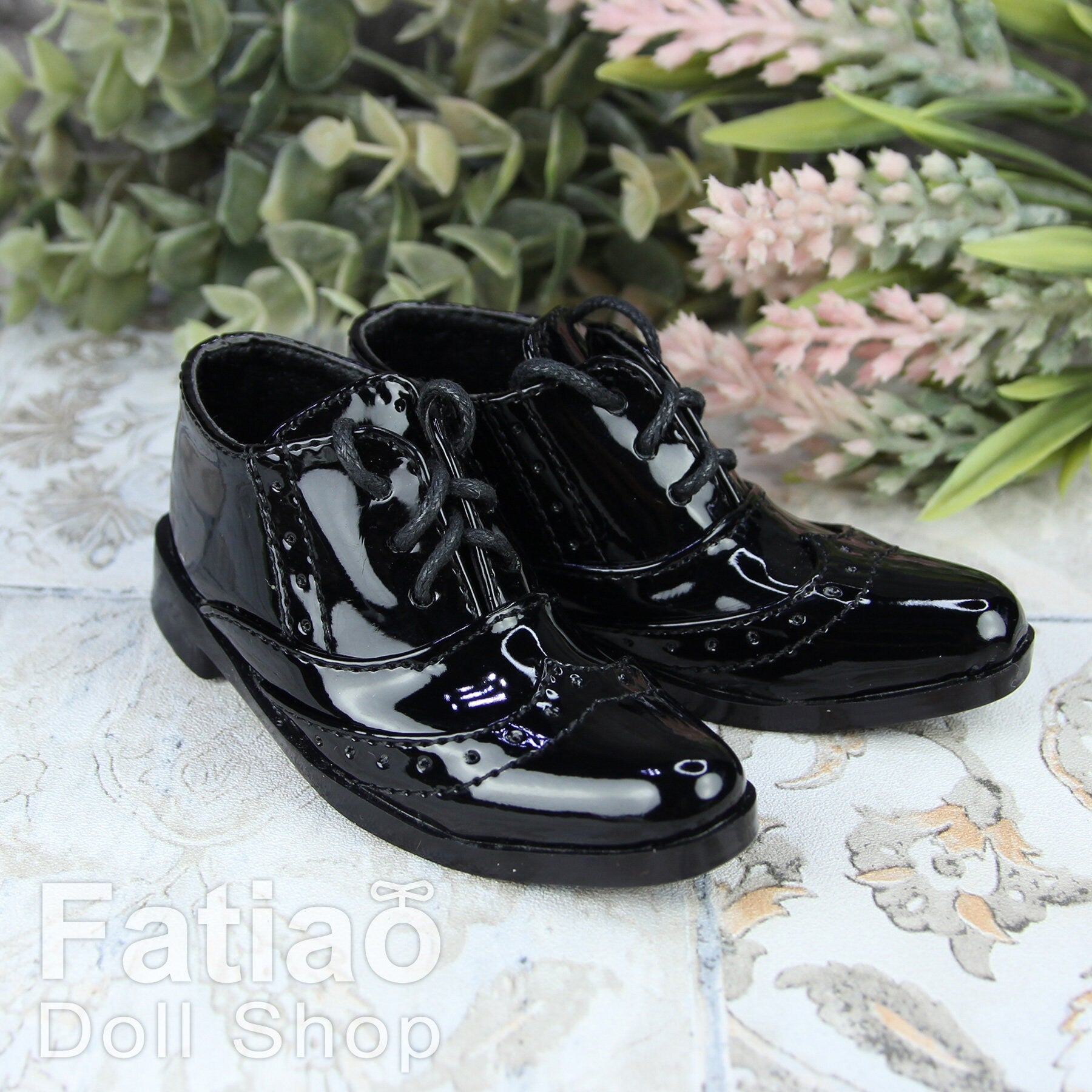 Fatiao - New 1/3 BJD Supper dollfie 13/17 SD Oxford Doll Shoes - Black
