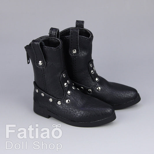 Fatiao - New 1/4 BJD dollfie MSD Cool Dolls Boots Shoes Black