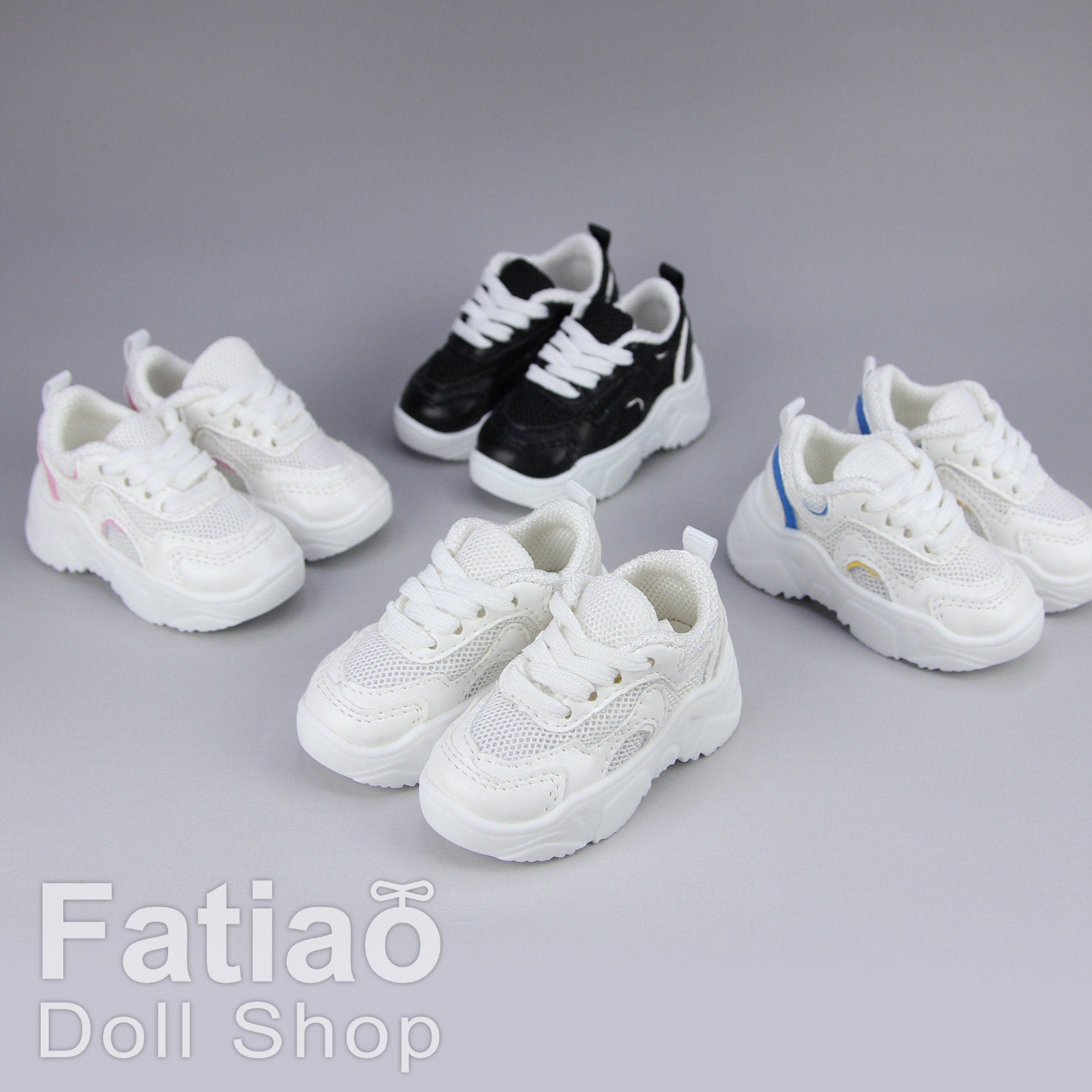 Fatiao - New Dollfie MSD MDD 1/4 BJD Doll sneakers sports gym shoes