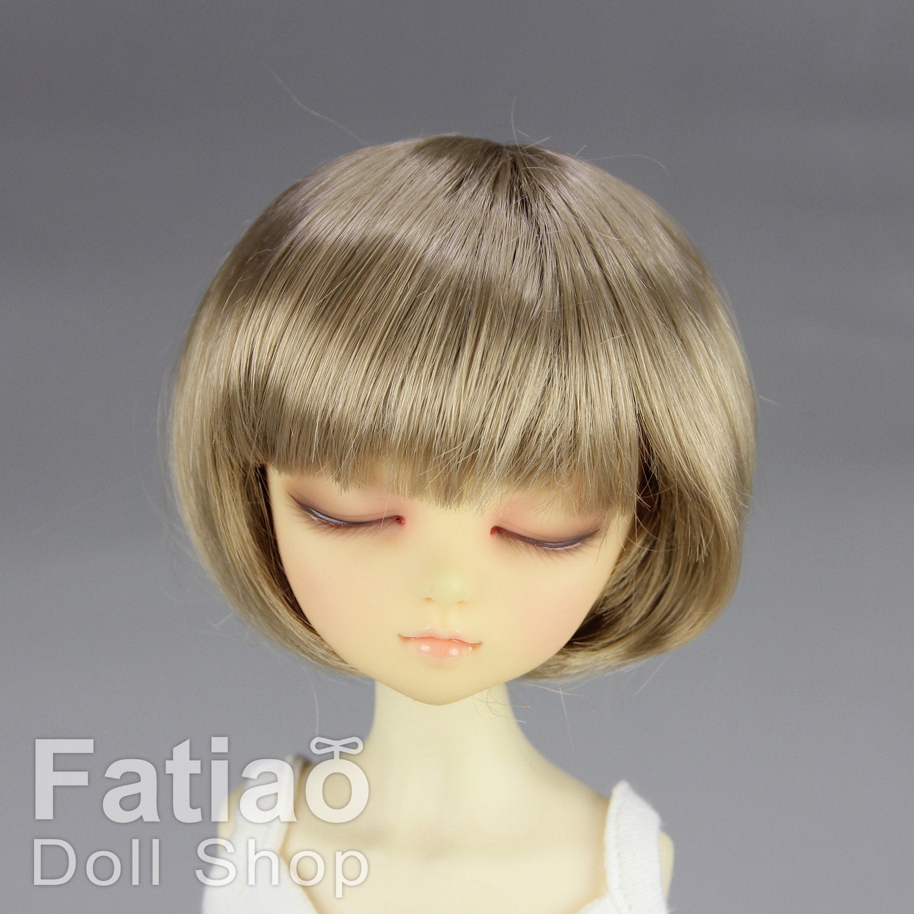 Fatiao - New Dollfie MSD Kaye Wiggs 1/4 BJD Size 7-8 inch - Baby Brown Dolls Wig