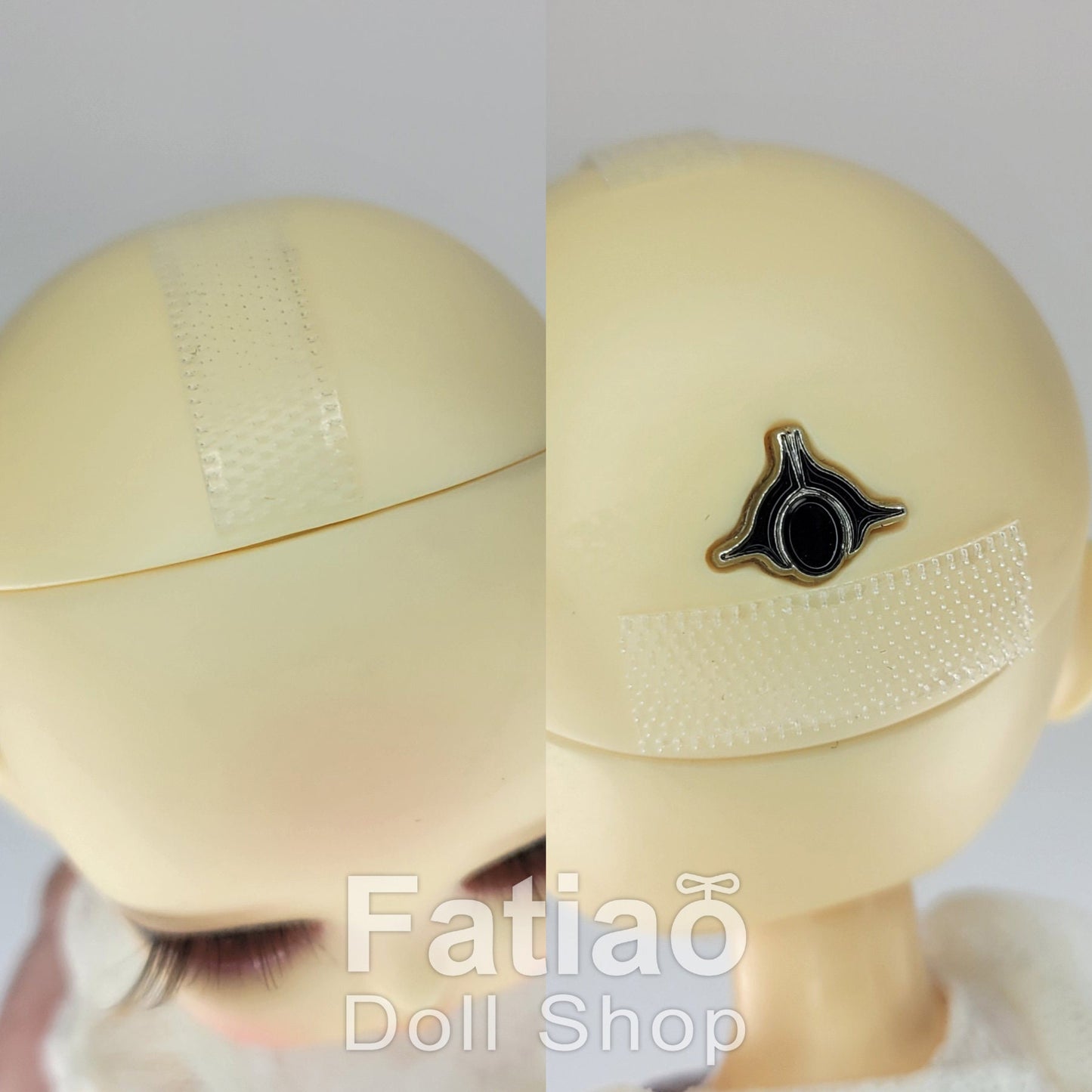 Ultra-thin Doll Wig Stopper Velcro anti-slip fixing sticker for BJD Doll