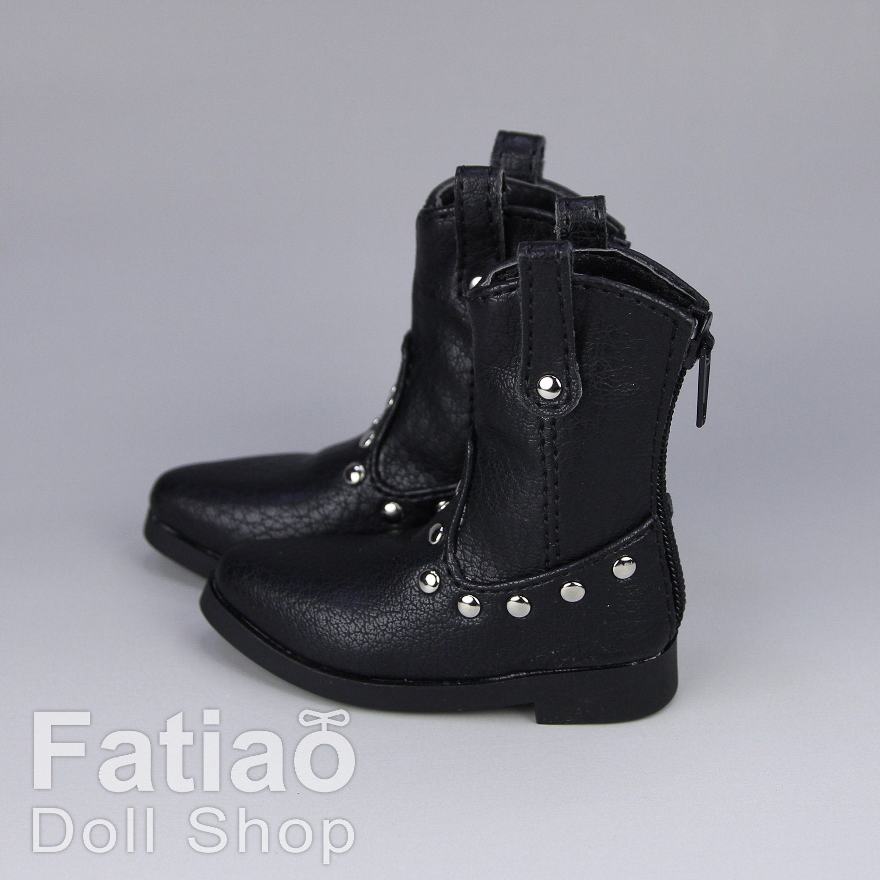 Fatiao - New 1/4 BJD dollfie MSD Cool Dolls Boots Shoes Black