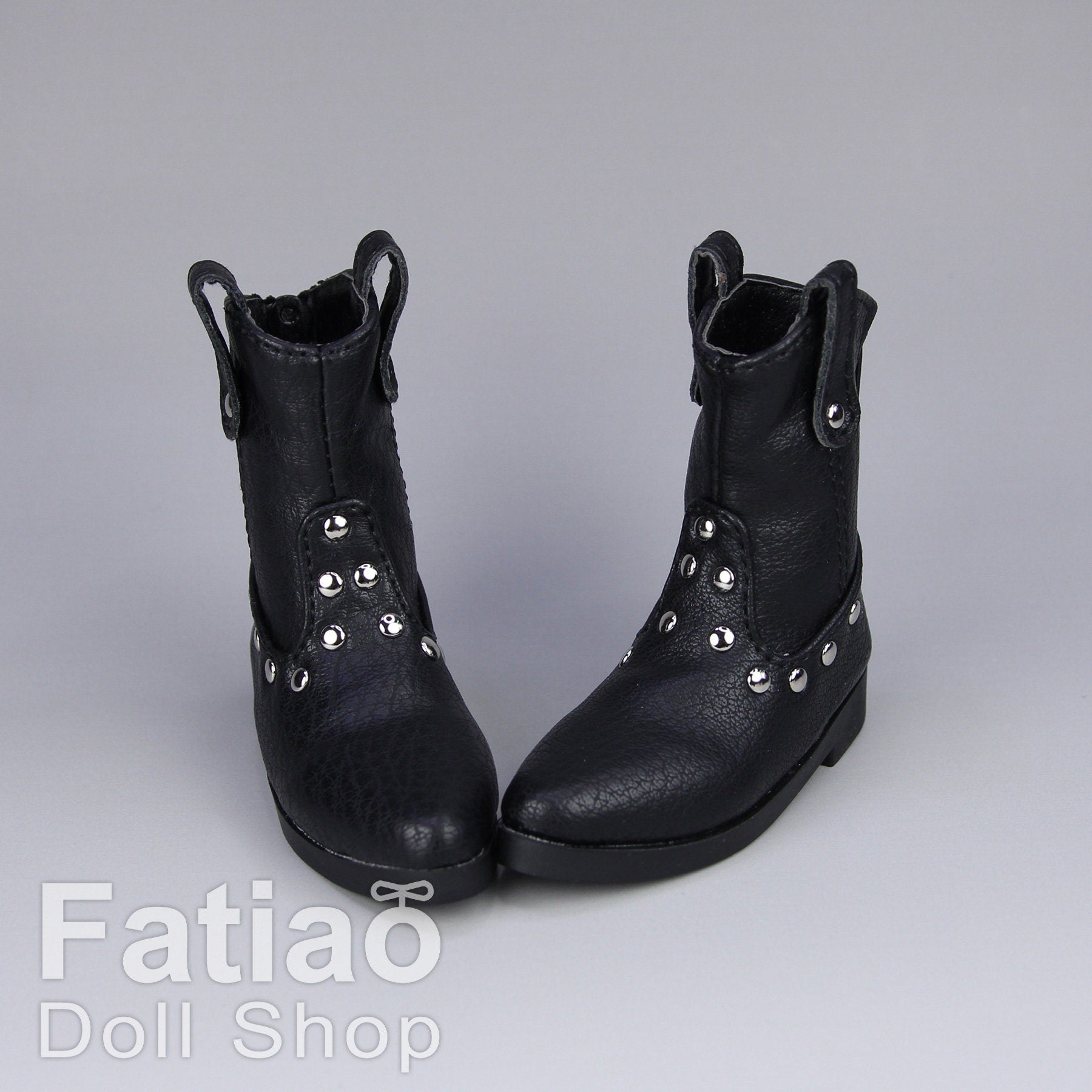 Fatiao - New 1/4 BJD dollfie MSD Cool Dolls Boots Shoes Black