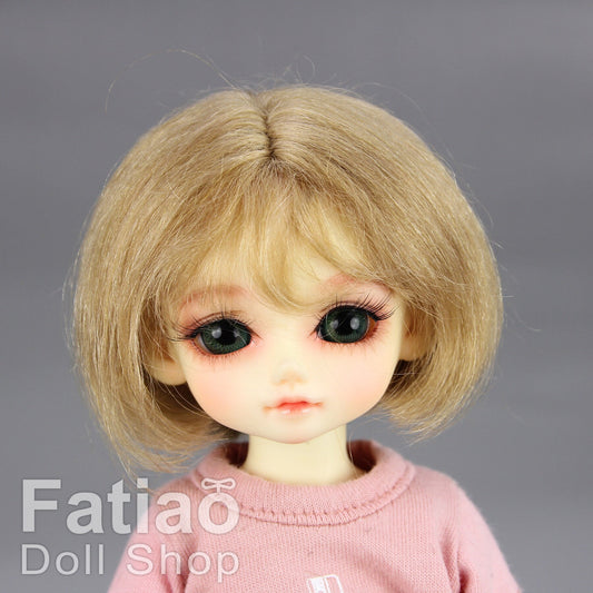 Fatiao - New Dollfie Yo-SD 1/6 BJD Mohair Dolls Wig 6-7 inch - Latte