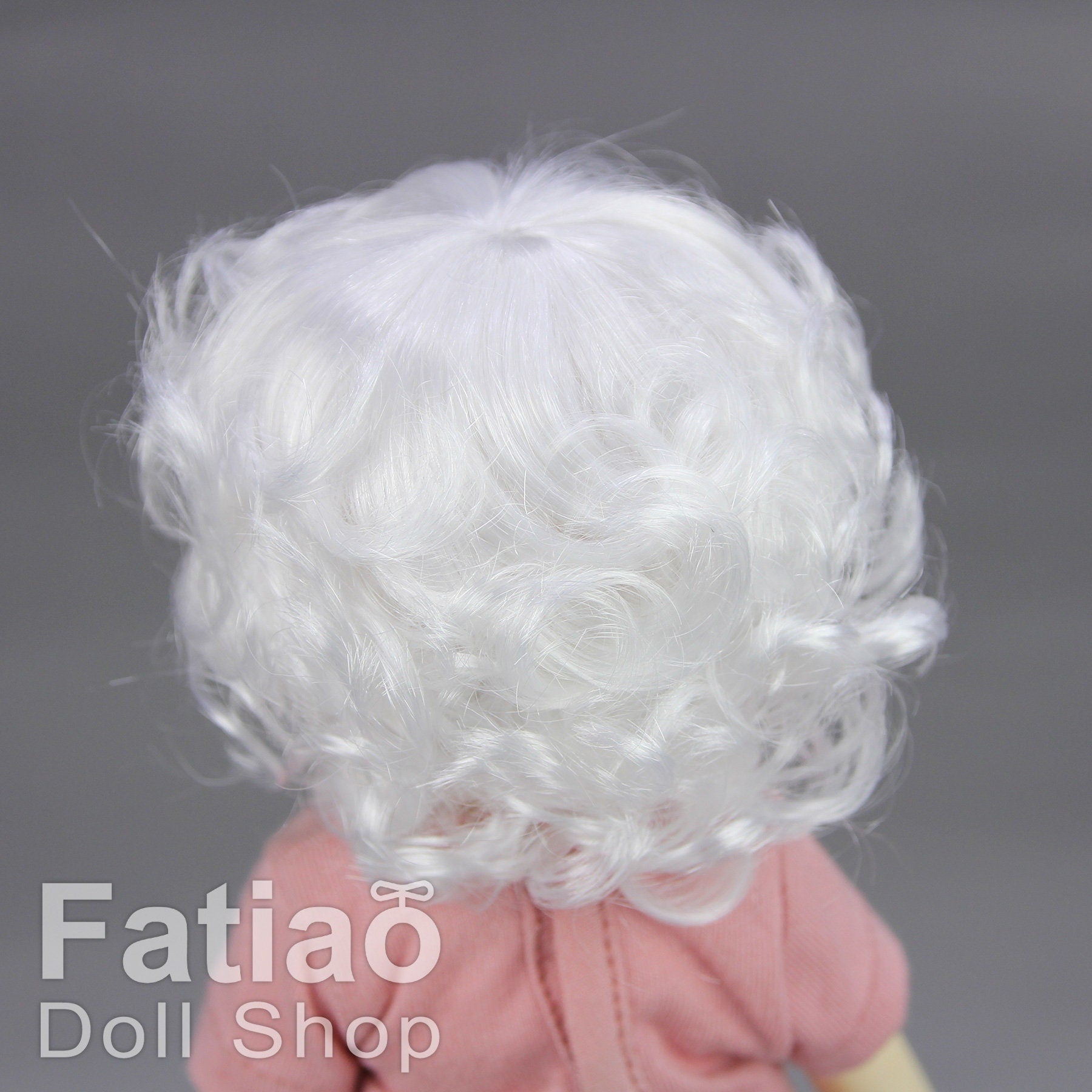 Fatiao - New Dollfie Yo-SD 1/6 BJD - Dolls Wig 6-7 inch - White
