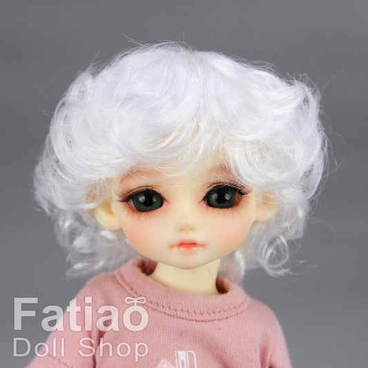 Fatiao - New Dollfie Yo-SD 1/6 BJD - Dolls Wig 6-7 inch - White