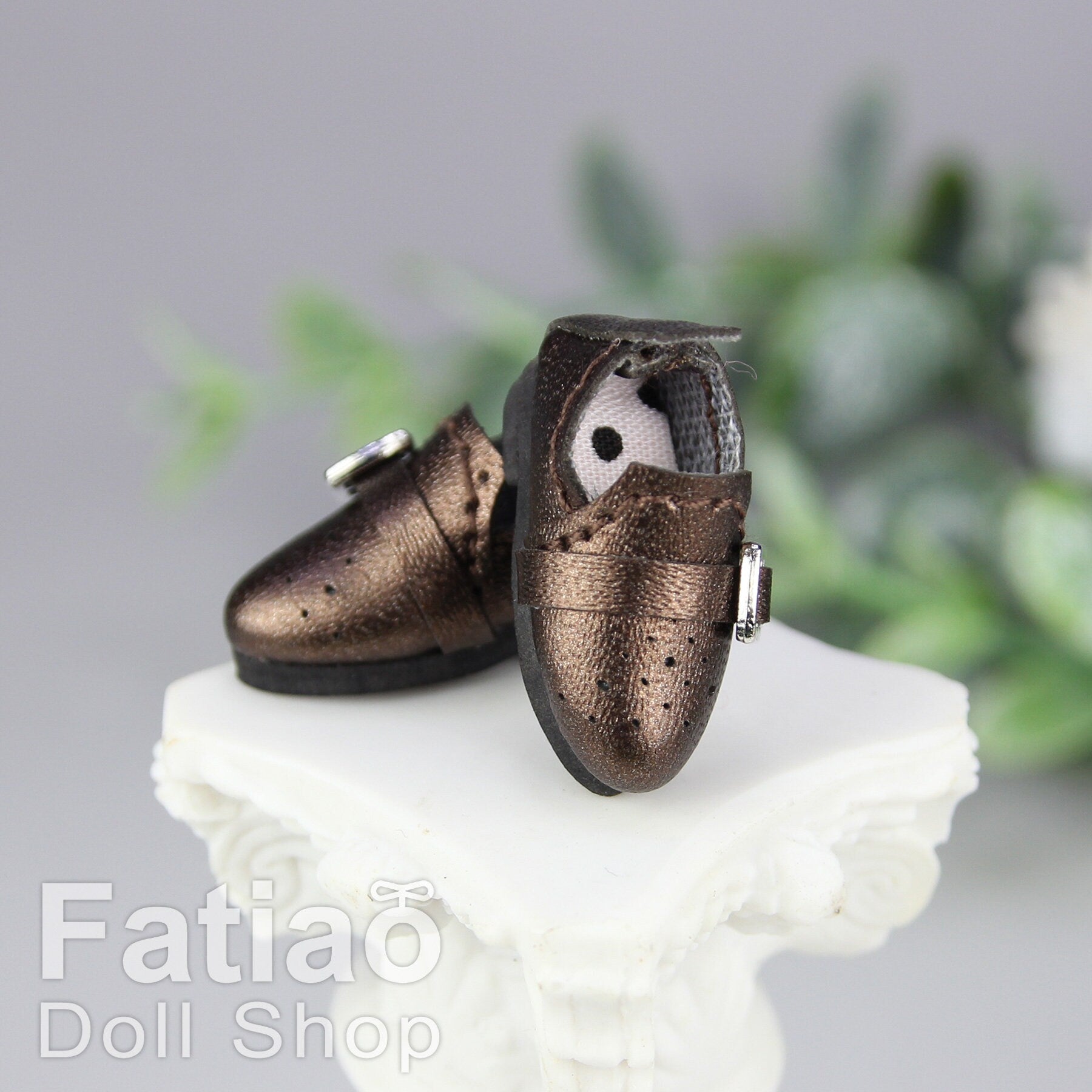 Fatiao - New OB11 Obitsu 11 nendoroid MiddleBlythe 1/12 BJD Dolls Oxford shoes (Size 2.2cm)