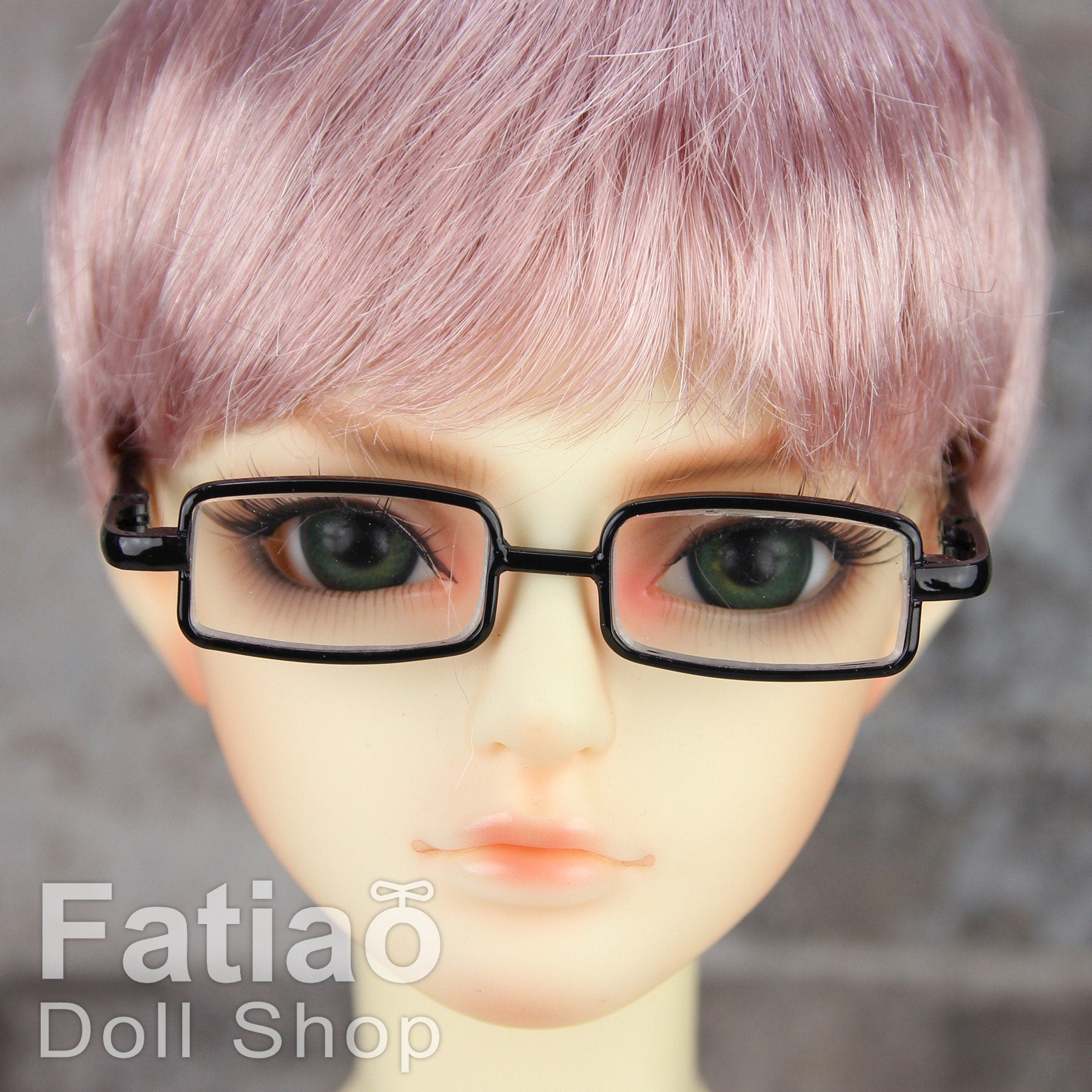 New fashion Black Full-Rim Dolls Glasses fit 1/3 BJD SD Super Dollfie black