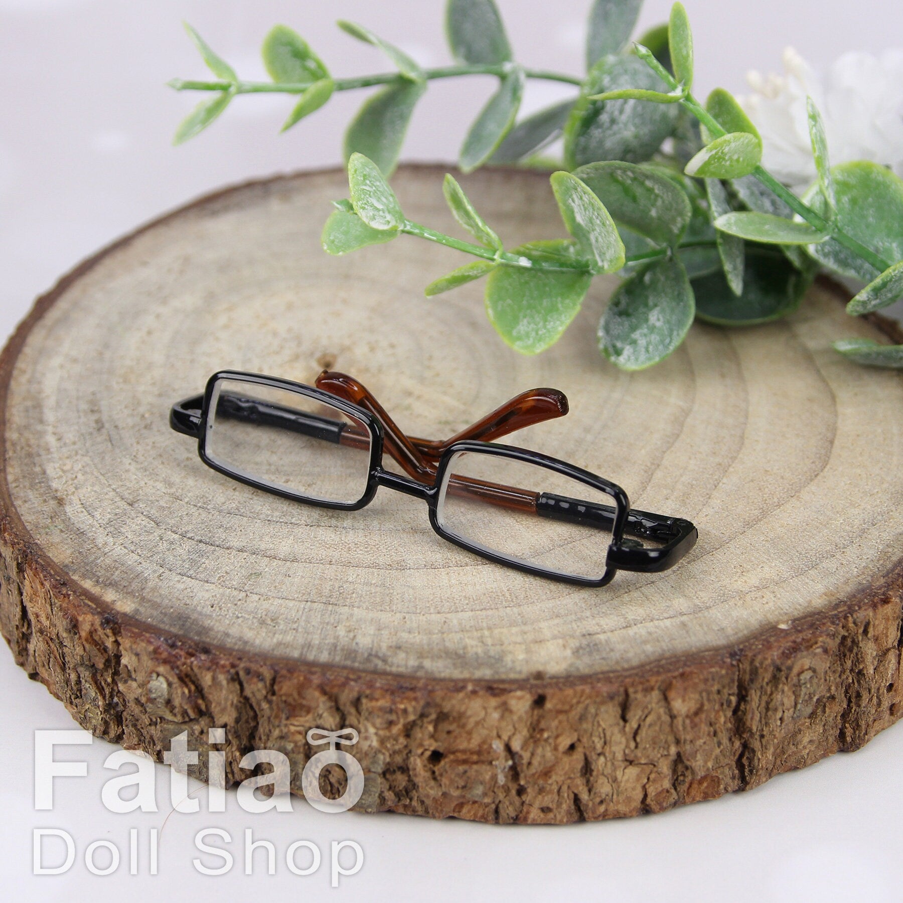 New fashion Black Full-Rim Dolls Glasses fit 1/3 BJD SD Super Dollfie black