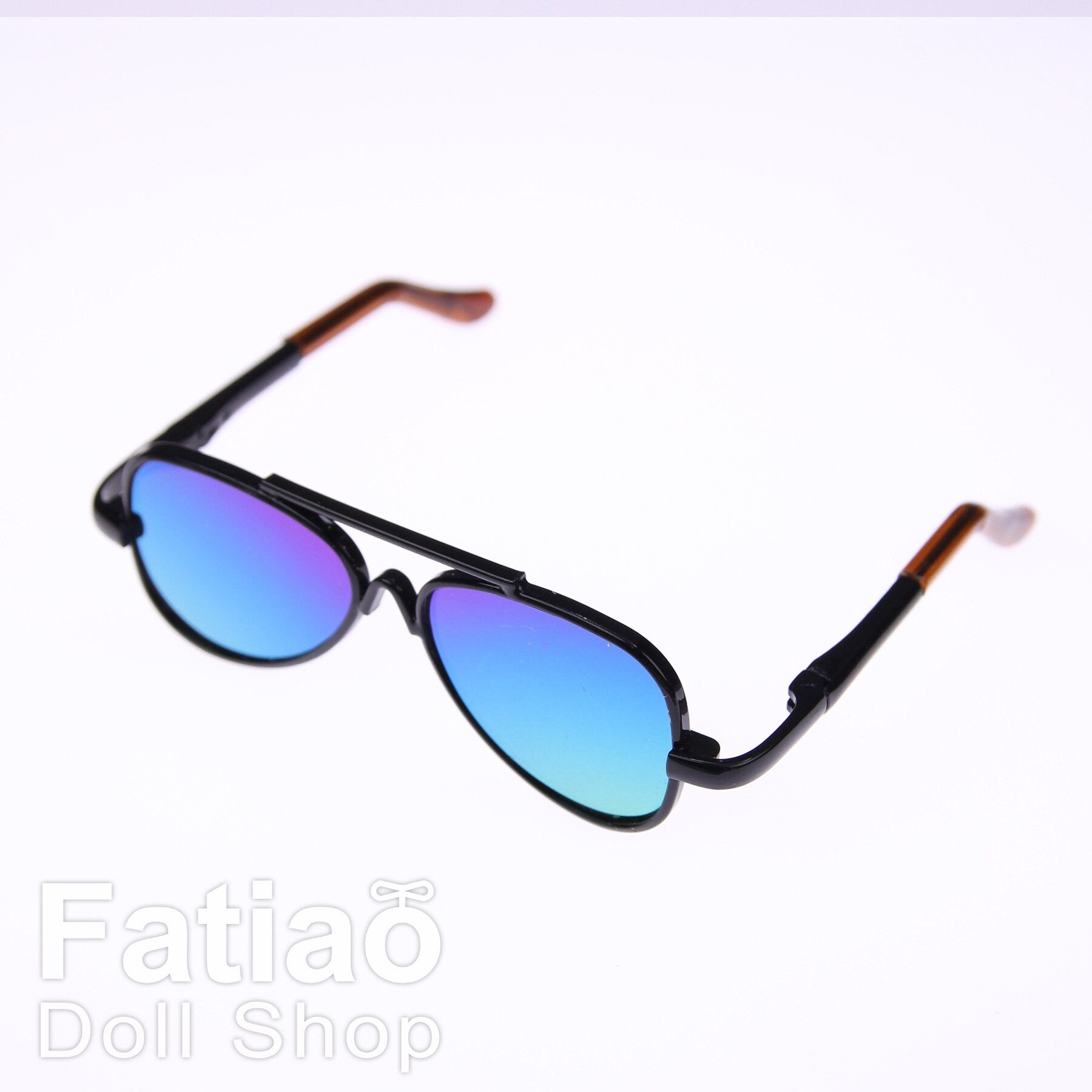 New fashion Rimless Frames Dolls Sun Glasses fit 1/3 BJD SD Super Dollfie - Black