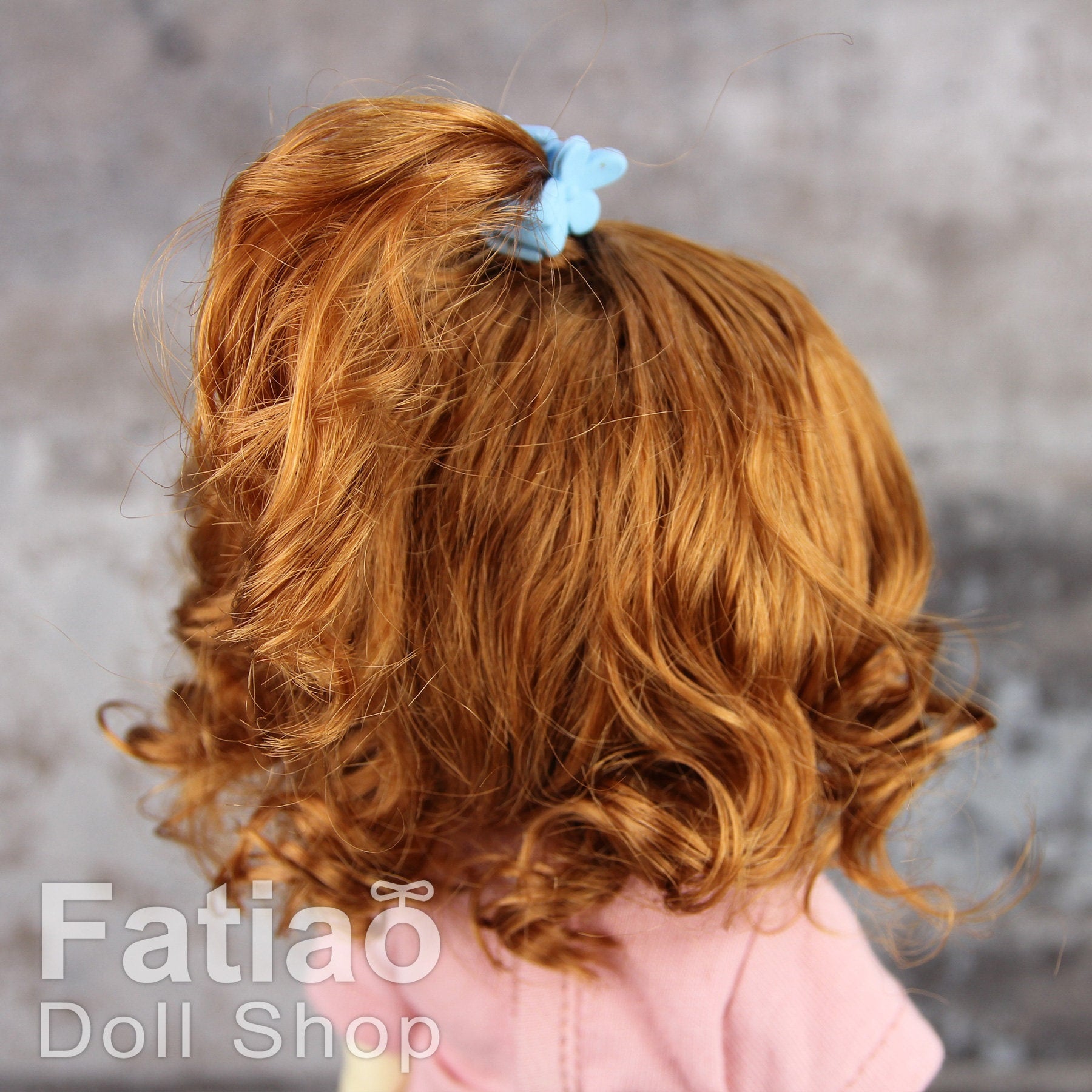 Fatiao - New Dollfie Yo-SD 1/6 BJD - Dolls Wig 6-7 inch - Caramel