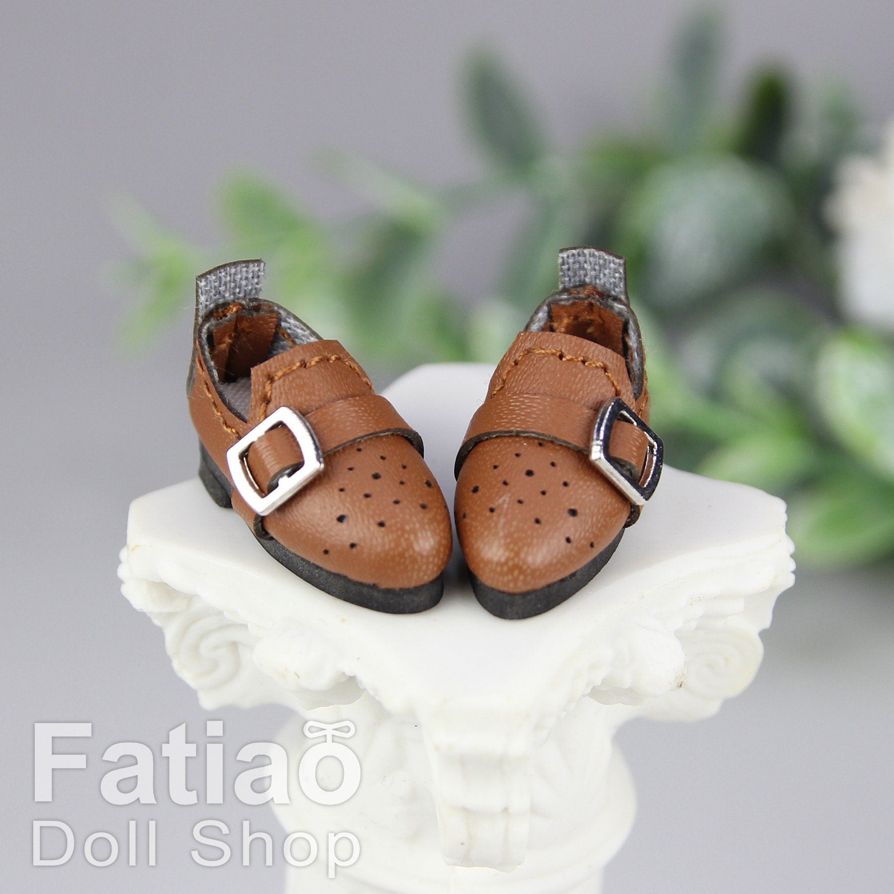 Fatiao - New OB11 Obitsu 11 nendoroid MiddleBlythe 1/12 BJD Dolls Oxford shoes (Size 2.2cm)