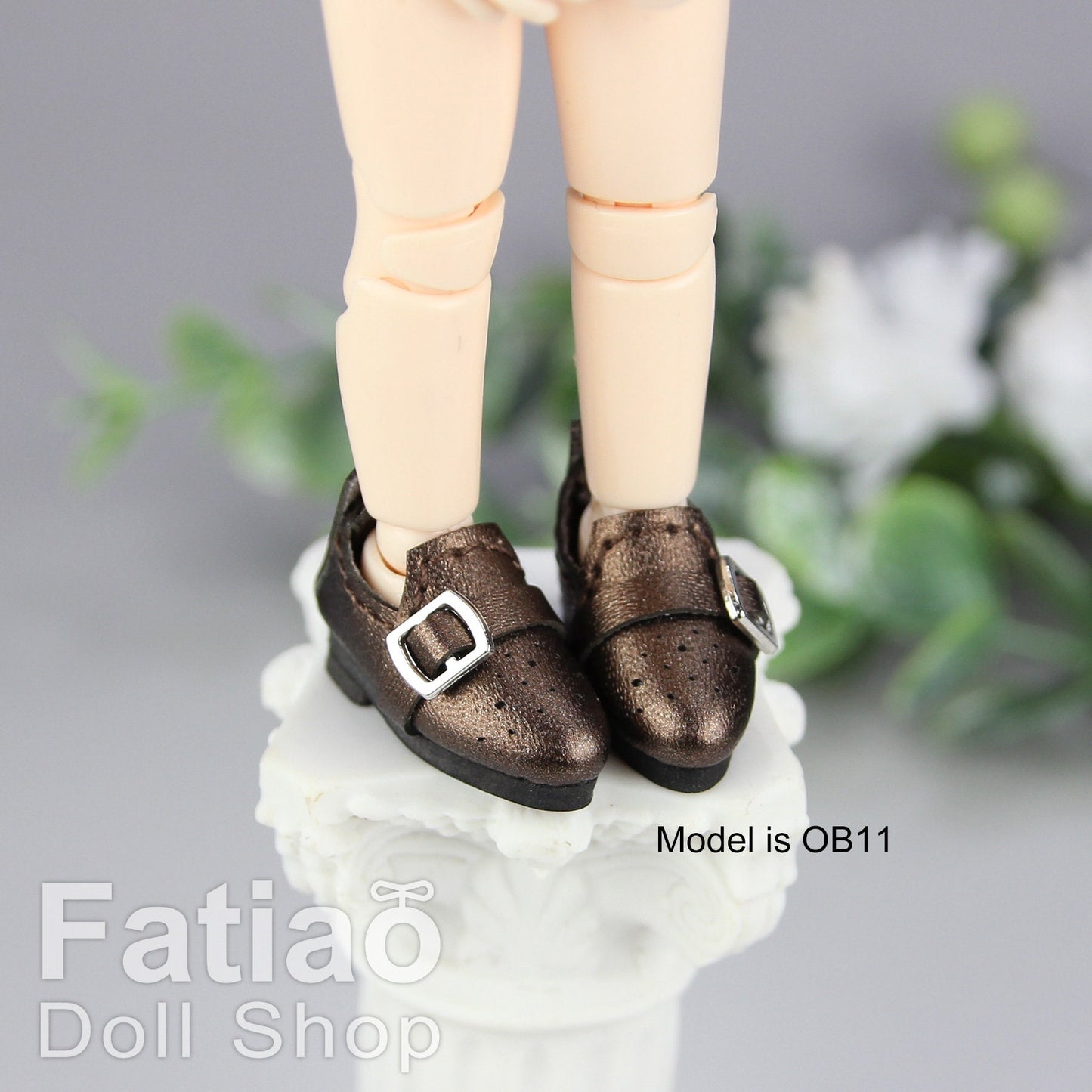 Fatiao - New OB11 Obitsu 11 nendoroid MiddleBlythe 1/12 BJD Dolls Oxford shoes (Size 2.2cm)