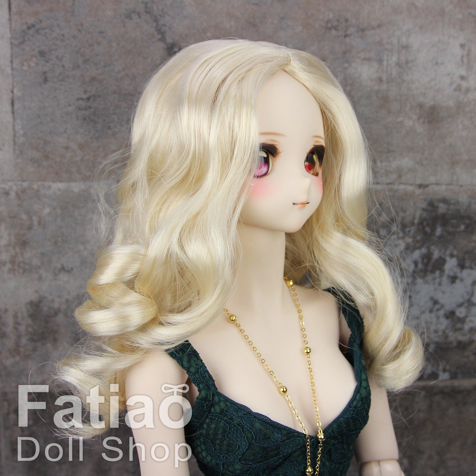 Fatiao - New Dollfie SD DD 1/3 BJD Dolls Wig size 8-9" - Blonde