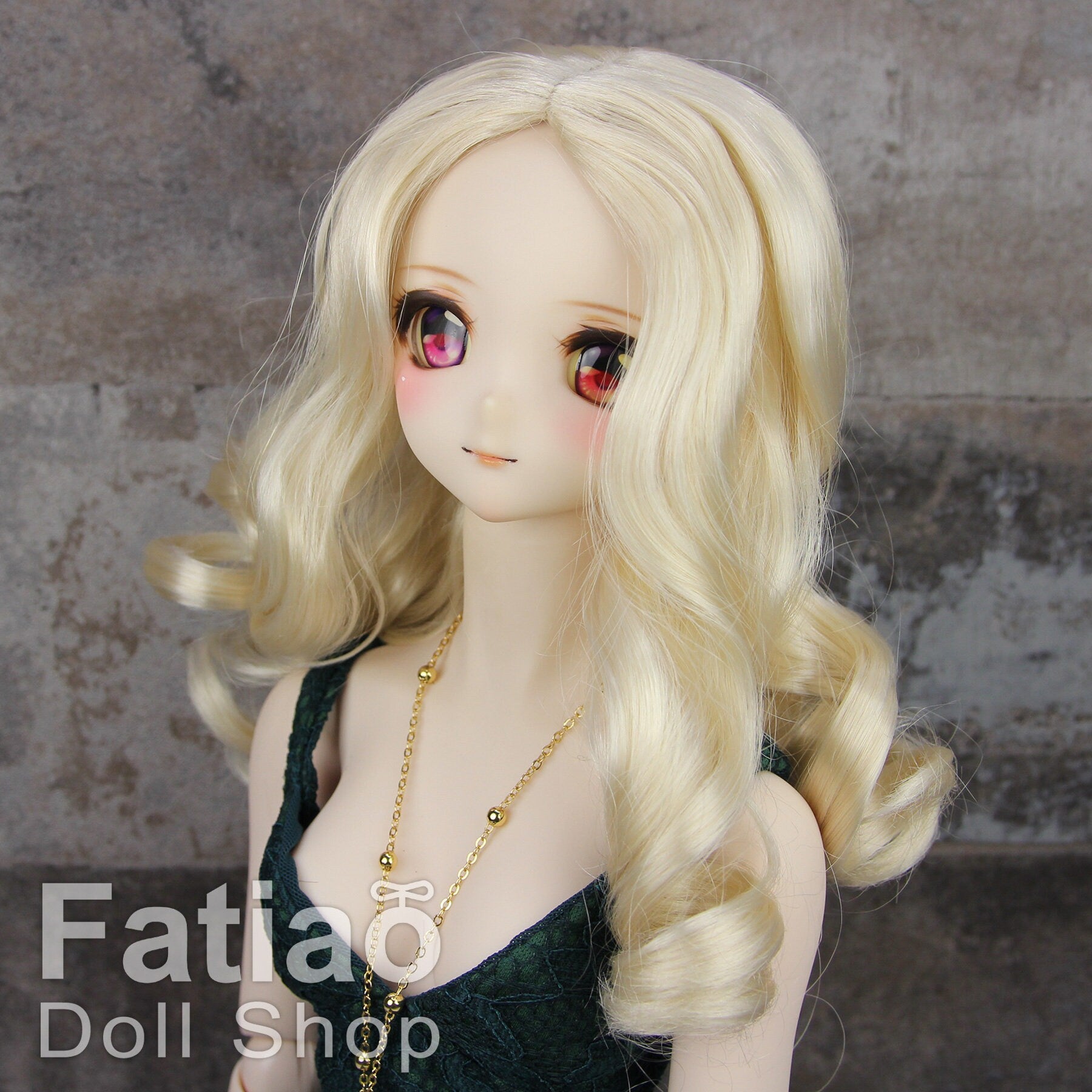 Fatiao - New Dollfie SD DD 1/3 BJD Dolls Wig size 8-9" - Blonde