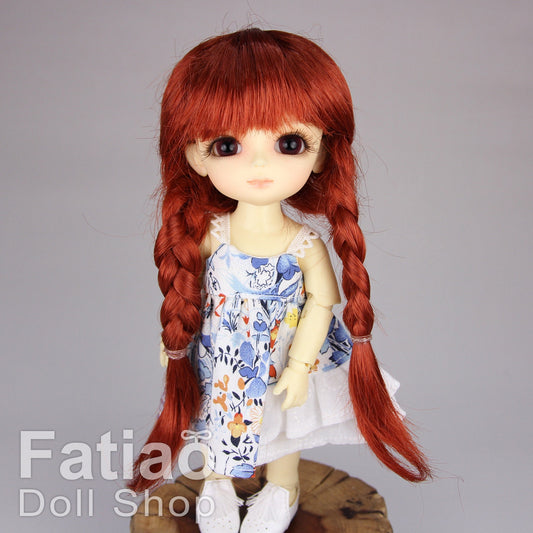 Fatiao - BJD Dollfie Lati Yellow Pukifee 5-6" Doll Wig - Carrot
