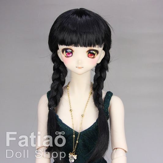 Fatiao - New Dollfie SD DD 1/3 BJD Dolls Wig size 8-9" - Black