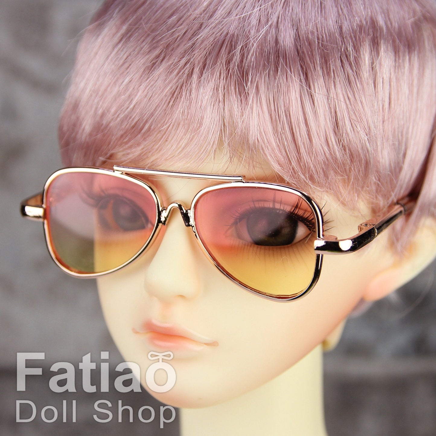 New fashion Rimless Frames Dolls Glasses fit 1/3 BJD SD Super Dollfie