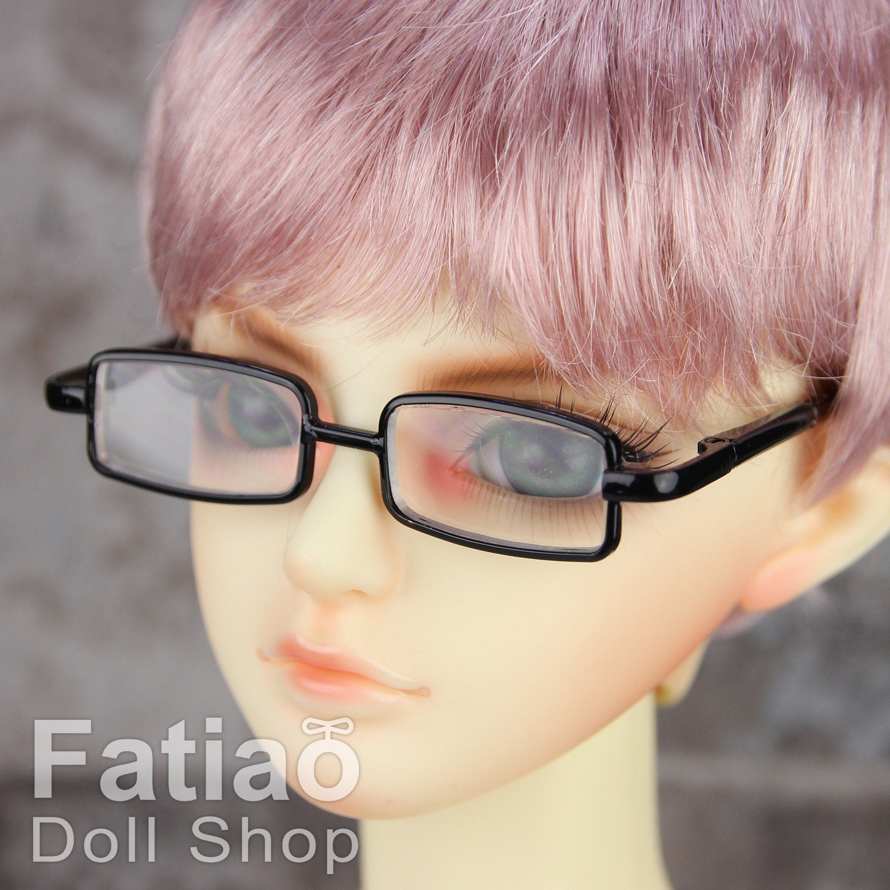 New fashion Black Full-Rim Dolls Glasses fit 1/3 BJD SD Super Dollfie black