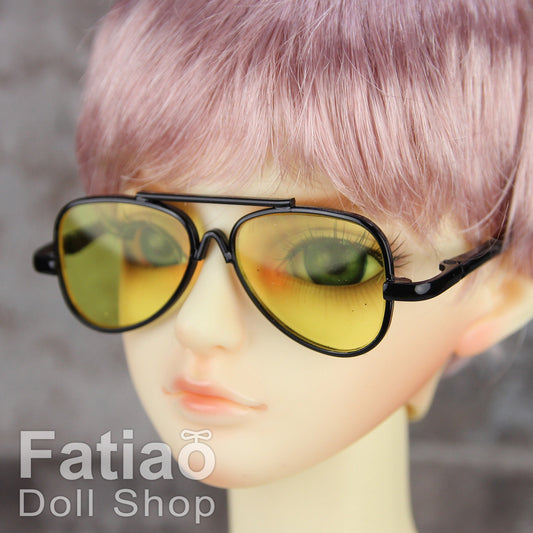 New fashion Rimless Frames Dolls Sun Glasses fit 1/3 BJD SD Super Dollfie - Black
