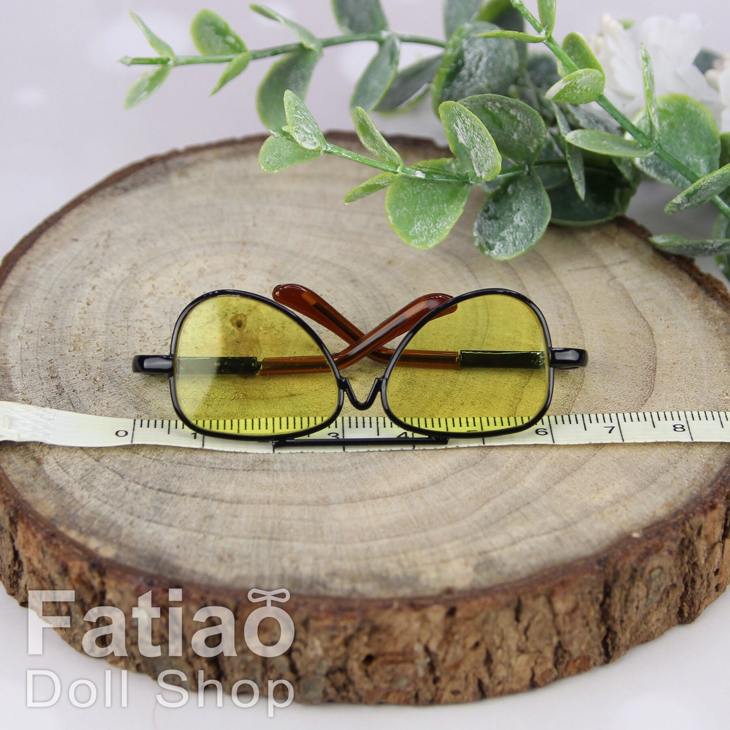 New fashion Rimless Frames Dolls Sun Glasses fit 1/3 BJD SD Super Dollfie - Black