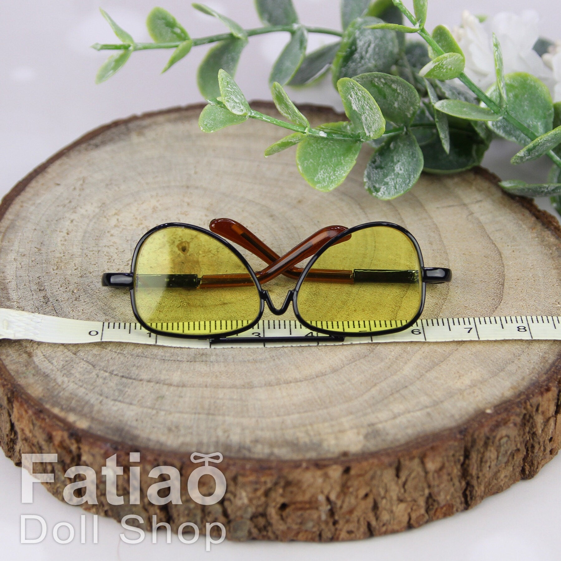 New fashion Rimless Frames Dolls Sun Glasses fit 1/3 BJD SD Super Dollfie - Black